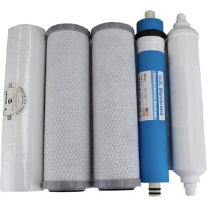 Compatible APEC Ultimate Complete 5 stage high capacity filter set for model RO-90 3/8" RO-HI RO Reverse Osmosis systems FILTER-MAX-90-38 3/8", 100% compatible + instructions and free tech support