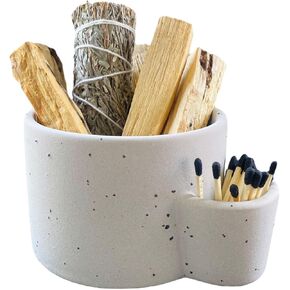 Smudge Bowl, Palo Santo Burner, Smudge Pot, White Sage Holder, Sage Burner, Incense