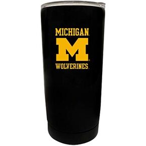 University of Michigan Black Insulated Stainless Steel Tumbler Officially Licensed Collegiate Product