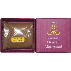 Premium Vietnamese Hoi-an Aloeswood Powder - 35 Grams Pack - 100% Natural - G252S