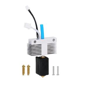 Hotend Kit for ELEGOO Neptune 4 Plus/Neptune 4 Max, All Metal Assembled Extruder Hot End Kit, High-Temperature Resistance Hotend Heater Block with 2 PCS 0.4mm Brass Nozzles
