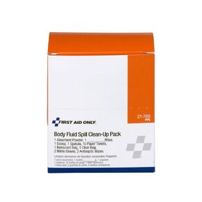 OSHA First Aid Only 20 Piece Bloodborne Pathogen (BBP) Spill Clean-Up Pack 20 Piece