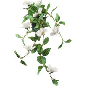 معلقة زهور الكرمة الاصطناعية أوراق اللبلاب وهمية فو بوتينغ النباتات الخضراء وهمية واقعية الزهور ورقة محكم المنزل داخلي في الهواء الطلق جدار حديقة ديكور in Kuwait