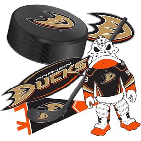 Desert Cactus Anaheim Ducks Team NHL National Hockey League Sticker Vinyl Decal Laptop Water Bottle Car Scrapbook (Type 2)
