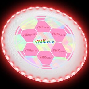 LED Flying Disc-RGB LED, Light Up Ultimate Flying Disc, Smart Modes, Anti-Lost, Rechargeable, Ideal for Adult/Boys/Teens/Kids, 175g