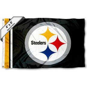 WinCraft Pittsburgh Steelers 4 ft x 6 ft Foot Flag