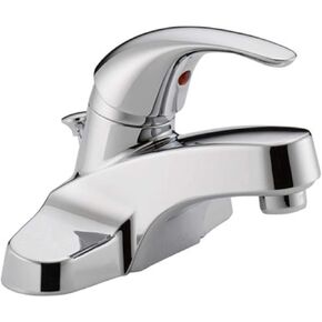 Peerless Tunbridge Centerset Bathroom Faucet Chrome, Bathroom Sink Faucet, Single Handle, Drain Assembly, Chrome P188620LF