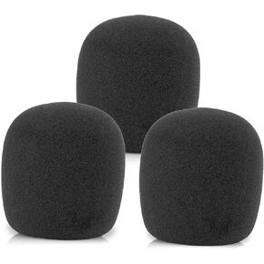 LEFXMOPHY SM58 Windscreen for Shure SM58 SM48 BETA 58A Microphone Pop filter Replacment Mic Cover 3-Pack Blue Wind Screen Case
