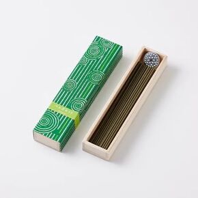 【百楽香　Hyakurakukou Incense Sticks】 Bergamot Incense （5.31in Contains 40 Sticks and an Incense Holder Meditation, Zen, Yoga,Japanese Quality Incense
