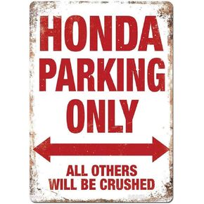 Parking Only Tin Wall Sign The Art Iron Painting Plaque Metal Wall Decoration Poster Decor Gifts for Office Home Cafe Shop Bar
