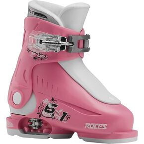 Roces Idea Up Adjustable Ski Boots Black-Silver Size 22.5-25.5