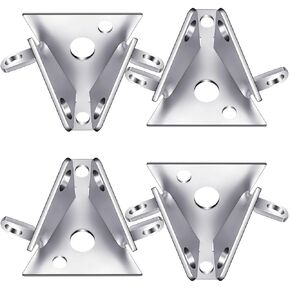 4 Pcs Garage Door Chain Keeper for Chain Hoist, Zinc Plated Finish