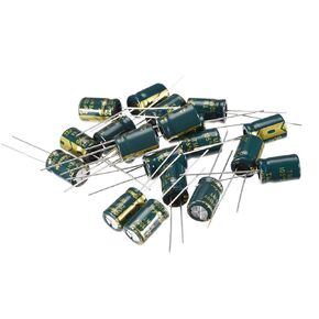 uxcell Aluminum Radial Electrolytic Capacitor Low ESR Green with 22uF 100V 105 Celsius Life 3000H 8 x 12 mm High Ripple Current,Low Impedance 20pcs