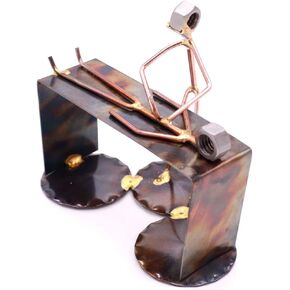 Surgeon - Handmade Metal Figurine - Hand Welded Metal Art and Recycled Metal Sculptures - Unique Desk Accessories, Medical Office Decor, & Doctor Gift - Made in The USA
