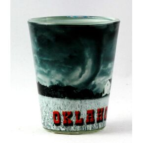 Oklahoma Tornado Scene Shot Glass rtp