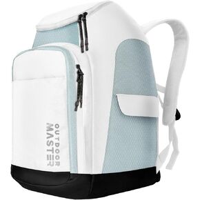 OutdoorMaster 50L Ski Boot Bag-Ski and Snowboard Boots Travel Backpack with Helmet Compartment | Waterproof Exterior & Bottom in Kuwait