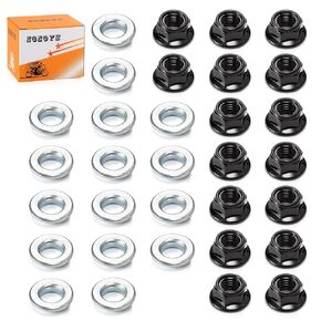 Wheel Nut and Washer Kit for Yamaha Banshee 350 Warrior 350 Grizzly 350 Raptor 350 660R YFZ450 1995-2006