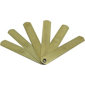 OEMTOOLS 25305 6 شفرات قياس محسس من النحاس غير الحديدي | قياس الفجوة بين ملف Reluctor وملف الالتقاط، ومعايرة الآلات، وإصلاح القيثارات | أداة بسيطة ومهمة عندما تكون الدقة مهمة in Kuwait