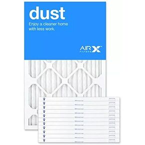 AIRx Filters Dust 16x18x1 Air Filter MERV 8 AC Furnace Pleated Air Filter Replacement Box of 6, Made in the USA