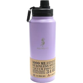 Aquapelli Water Bottle Midnight black 34 oz