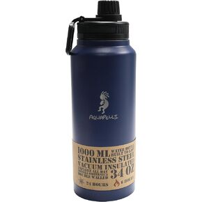 Aquapelli Water Bottle Midnight black 34 oz