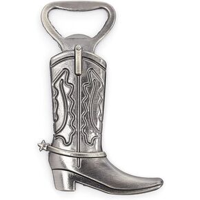 SimpleLif Just Hitched Cowboy Boot Bottle Opener Western Birthday Wedding Favor Party Cute