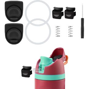 7pcs Water Bottle Replacement Parts for Owala, Water Bottle Seal Ring Stopper Replacement Button Replacement Water Bottle Accessories Compatible with Owala FreeSip 19/24/32/40oz