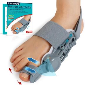 Bunion Corrector for Women and Men - Adjustable Press-Button Bunions Correction, Upgraded Bunion Splint for Bunion Relief, Orthopedic Big Toe Straightener (for Left and Right Feet)