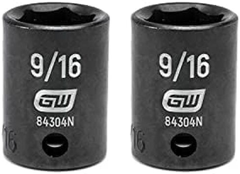 GEARWRENCH 3/8" Drive Standard Impact SAE Socket 9/16", 6 Point - 84304N in Saudi Arabia