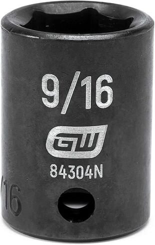 GEARWRENCH 3/8" Drive Standard Impact SAE Socket 9/16", 6 Point - 84304N in Saudi Arabia