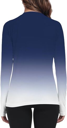 Rash Guard for Women UPF 50+ Long Sleeve Swim Shirts Sun Protection Clothing Moisture Wicking SPF Shirts HH24025 in Saudi Arabia