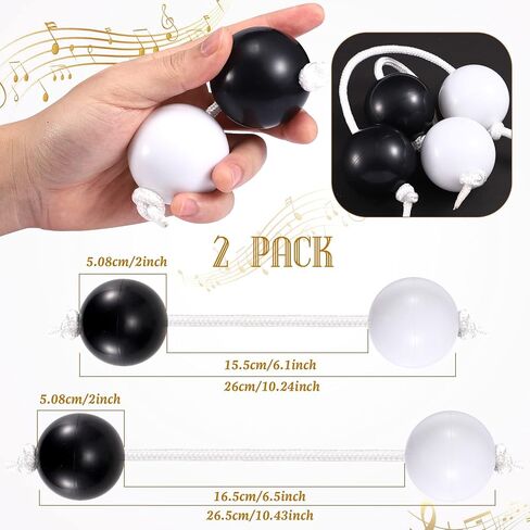 Facmogu 2PCS Aslatuas Rhythmic Ball, African Rhythms Aslatua Shakers, Single Hand Percussion Rhythm Shakers Instruments, Kashaka Music Egg Instrument for Lovers Beginners Weddings Parties - Yellow in Saudi Arabia