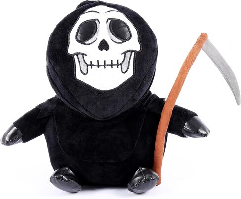 Ghostface القطيفة مع المنجل، 11 بوصة صراخ Ghostface أفخم لعبة الرعب القاتل محشوة Plushies وسادة للأطفال البالغين المشجعين حزب عيد ميلاد الهالوين in Saudi Arabia