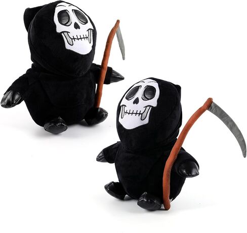 Ghostface القطيفة مع المنجل، 11 بوصة صراخ Ghostface أفخم لعبة الرعب القاتل محشوة Plushies وسادة للأطفال البالغين المشجعين حزب عيد ميلاد الهالوين in Saudi Arabia