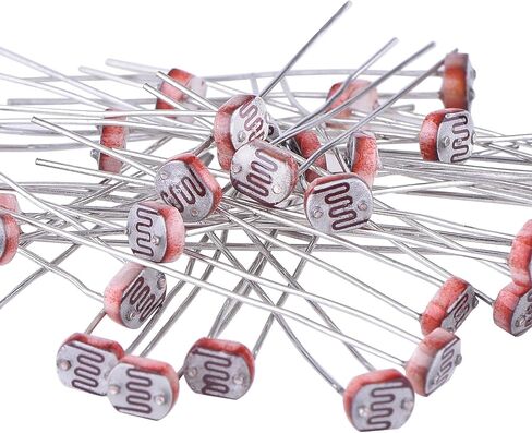 EBOOT 30 Pieces Photoresistor Photo Light Sensitive Resistor Light Dependent Resistor 5 mm (5539) in Saudi Arabia