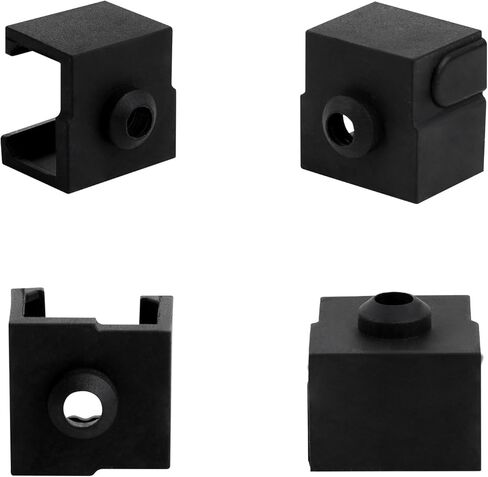 Creality 5 قطع فوهات 0.4 مم و5 قطع جوارب سيليكون لـ Ender 5 S1، أجزاء الطابعة ثلاثية الأبعاد غطاء سيليكون Hotend لـ Ender 5 S1، Ender 7 in Kuwait