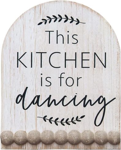 Coffee Corner Wooden Coffee Decor with Wooden Beads, Funny Coffee Wooden Sign for Coffee Bar, Kitchen, Dining Room, Home Decor in Kuwait