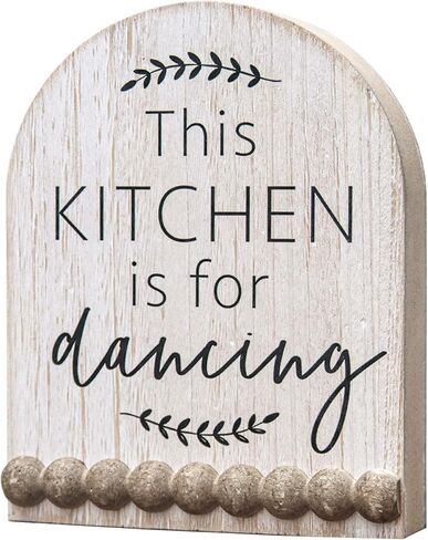 Coffee Corner Wooden Coffee Decor with Wooden Beads, Funny Coffee Wooden Sign for Coffee Bar, Kitchen, Dining Room, Home Decor in Kuwait