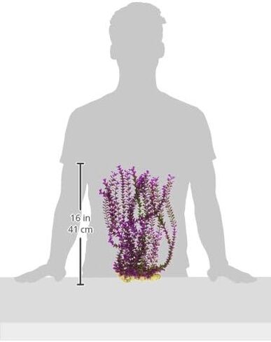 ديكور حوض السمك Sporn، جدار من النباتات أحمر/أخضر، كبير in Kuwait