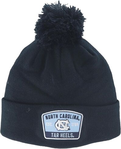 ZHATS Standard NCAA مرخصة رسميًا من Pom Beanie Patch Switchback، لون ثانوي، مقاس واحد in Saudi Arabia