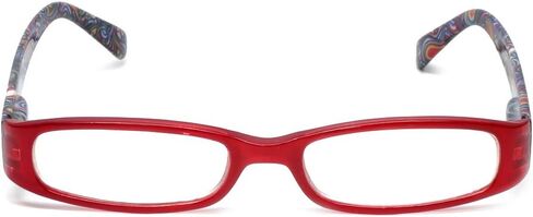 Calabria 735 Classic Vintage Reading Glasses Women Paisley Designer Single Power Readers Spring Hinged Matching Cloth Case in Kuwait