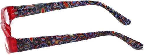 Calabria 735 Classic Vintage Reading Glasses Women Paisley Designer Single Power Readers Spring Hinged Matching Cloth Case in Kuwait