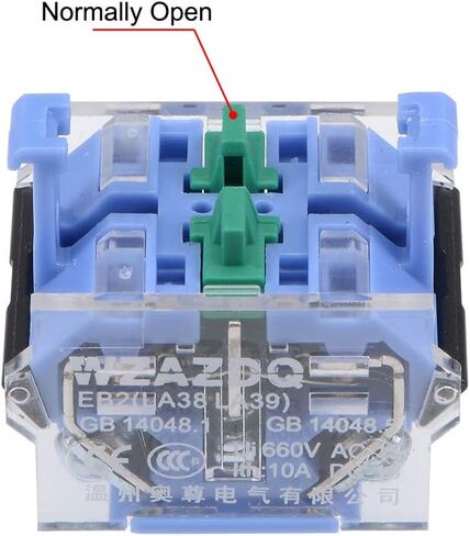 uxcell Rotary Selector Switch 3 Positions 2NO Self-Lock Latching AC 660V 10A 22mm Panel Mount (Set of 2) in Saudi Arabia