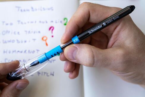 Schneider Slider Basic XB (Extra Broad) Ballpoint Pen, 1.4 mm, Transparent Barrel, Assorted Ink Colors, Pack of 8 Pens (151298) in Saudi Arabia