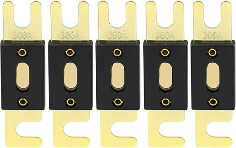 Baomain Bolt Fuse ANL-B 300A 300Amp for Car Vehicles Audio System Sheet Gold Tone RoHS 10 Pack in Saudi Arabia