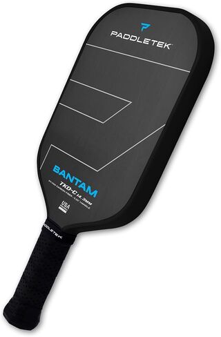 Paddletek Bantam TKO-C 14.3mm Pickleball Paddles with Polymer Honeycomb Core - Unidirectional Carbon Fiber – Torsional Weighting & High Tack Performance Grip - USAPA Approved - 5.25 Inch Handle in Saudi Arabia