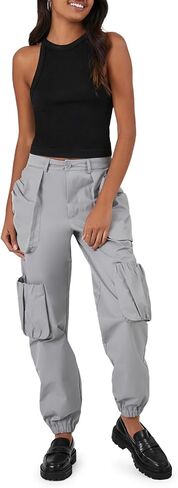 Forever 21 Women's Ruched Pocket Joggers in Saudi Arabia