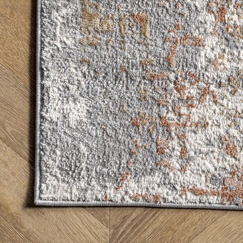 nuLOOM Cleo Modern Abstract Runner Rug, 2' 8" x 8', Light Gray in Saudi Arabia