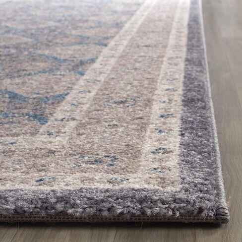 SAFAVIEH Sofia Collection 2'2" x 14' Light Grey/Beige SOF366B Vintage Oriental Distressed Non-Shedding Living Room Bedroom Runner Rug in Saudi Arabia