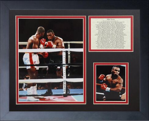 الأساطير لا تموت أبدًا "مجموعة صور بإطار مايك تايسون، 11 × 14 بوصة، (16279U) in Kuwait